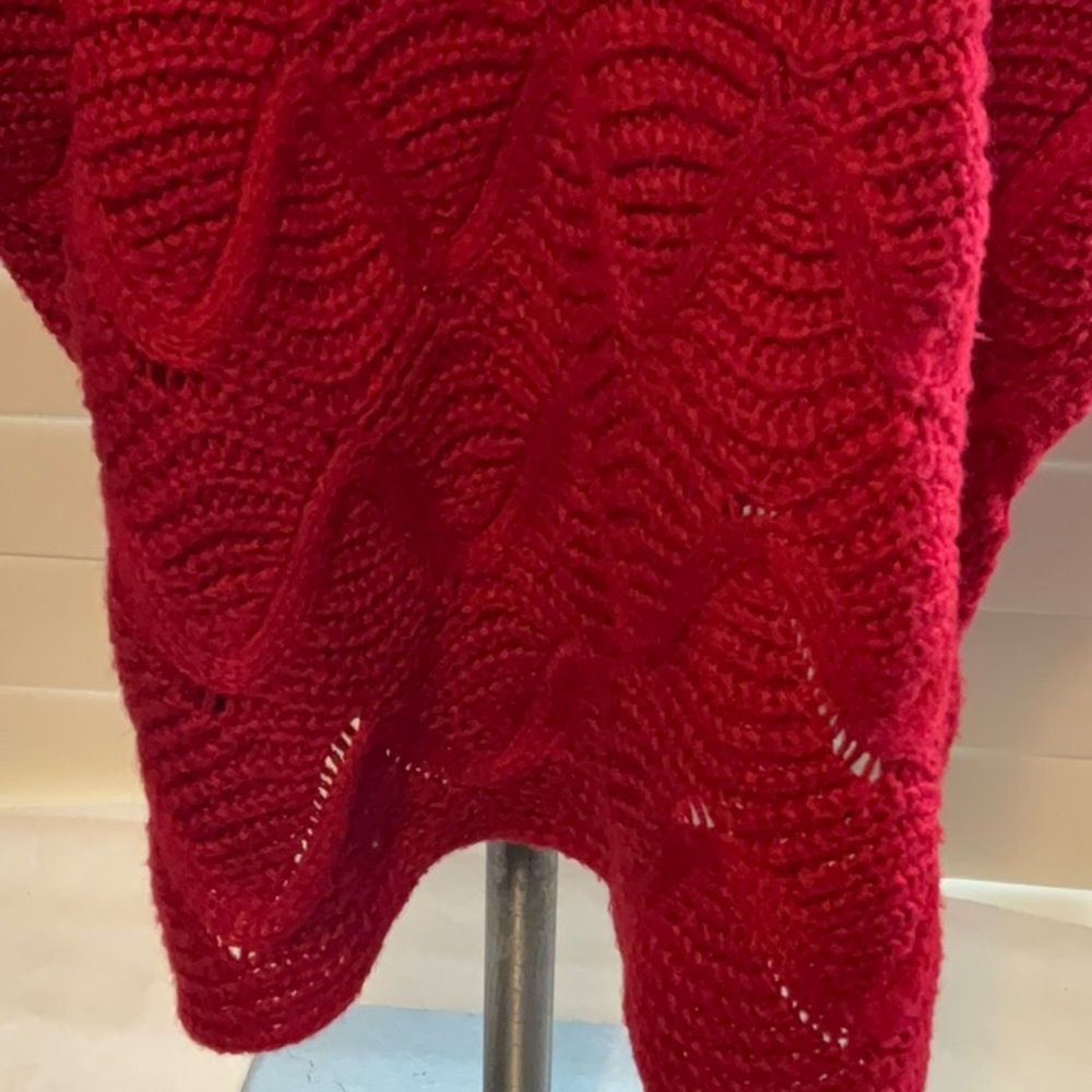 Worthington Red Crew Neck Sweater - Picture 2 of 7